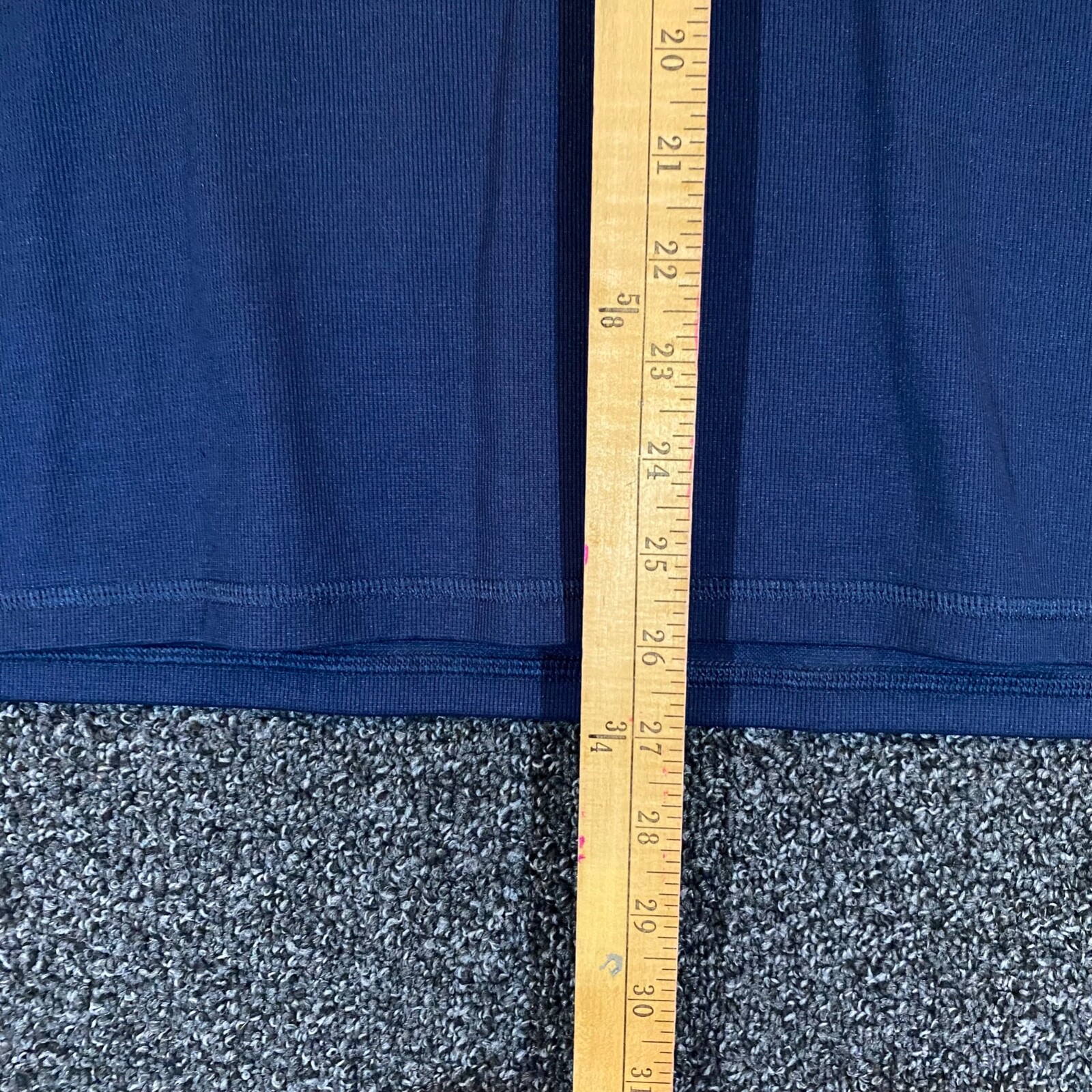 Eastern Mountain Sports Pullover Mens Large Navy Blue 1/2 Zip Lightweight Hiking