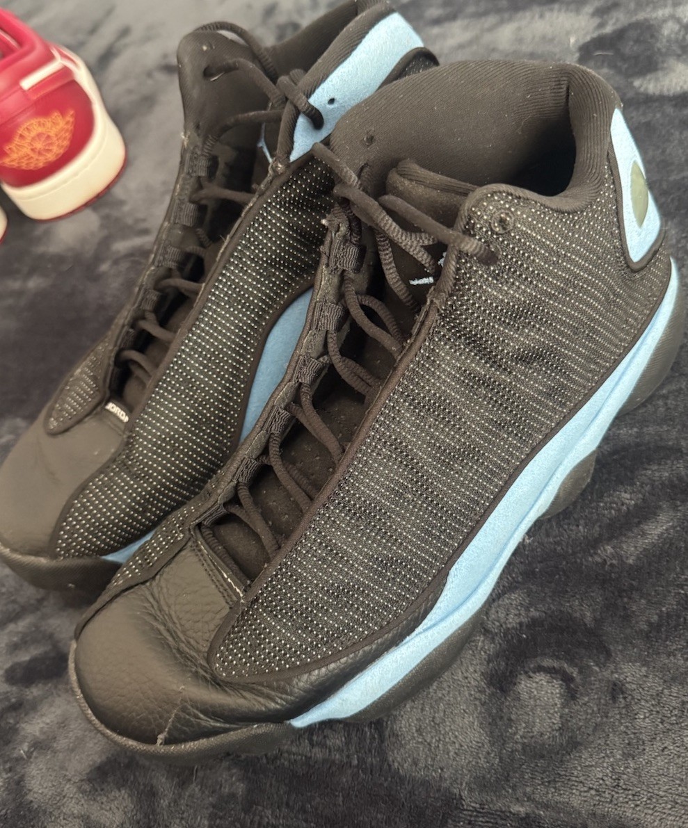 3 Pack Jordan 3 Fire Red, Jordan 1 Uni Red/White, Jordan 13 Uni Blue