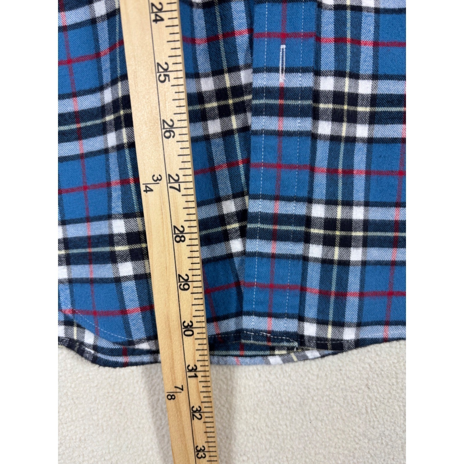 Brooks Brothers Regent Fit Mens Blue Flannel Cotton Button Down Shirt Sz M NWOT