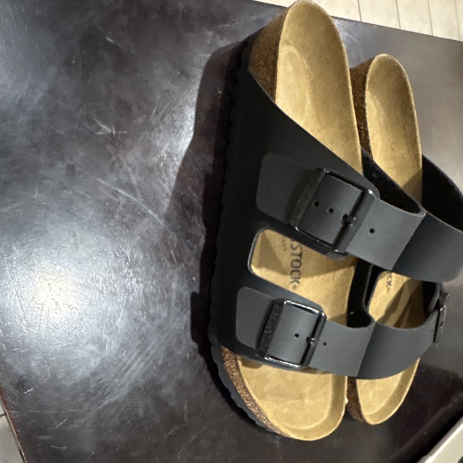 Birkenstock Arizona Men’s Black Slide Sandals EU 41 US 8