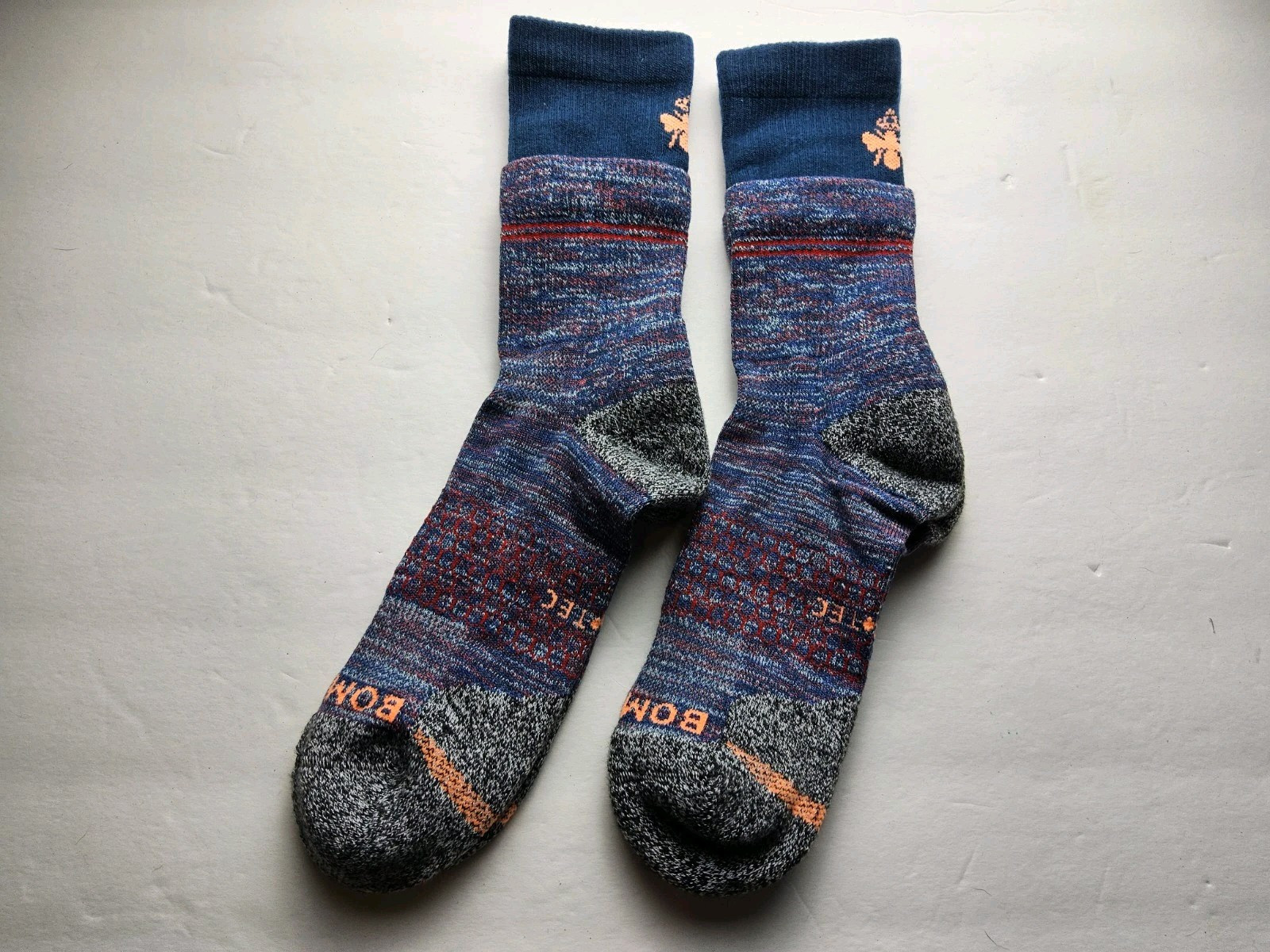 Bombas Hex Tec Double Cuff All Purpose Calf Socks Lot Of 2 Pairs Size L