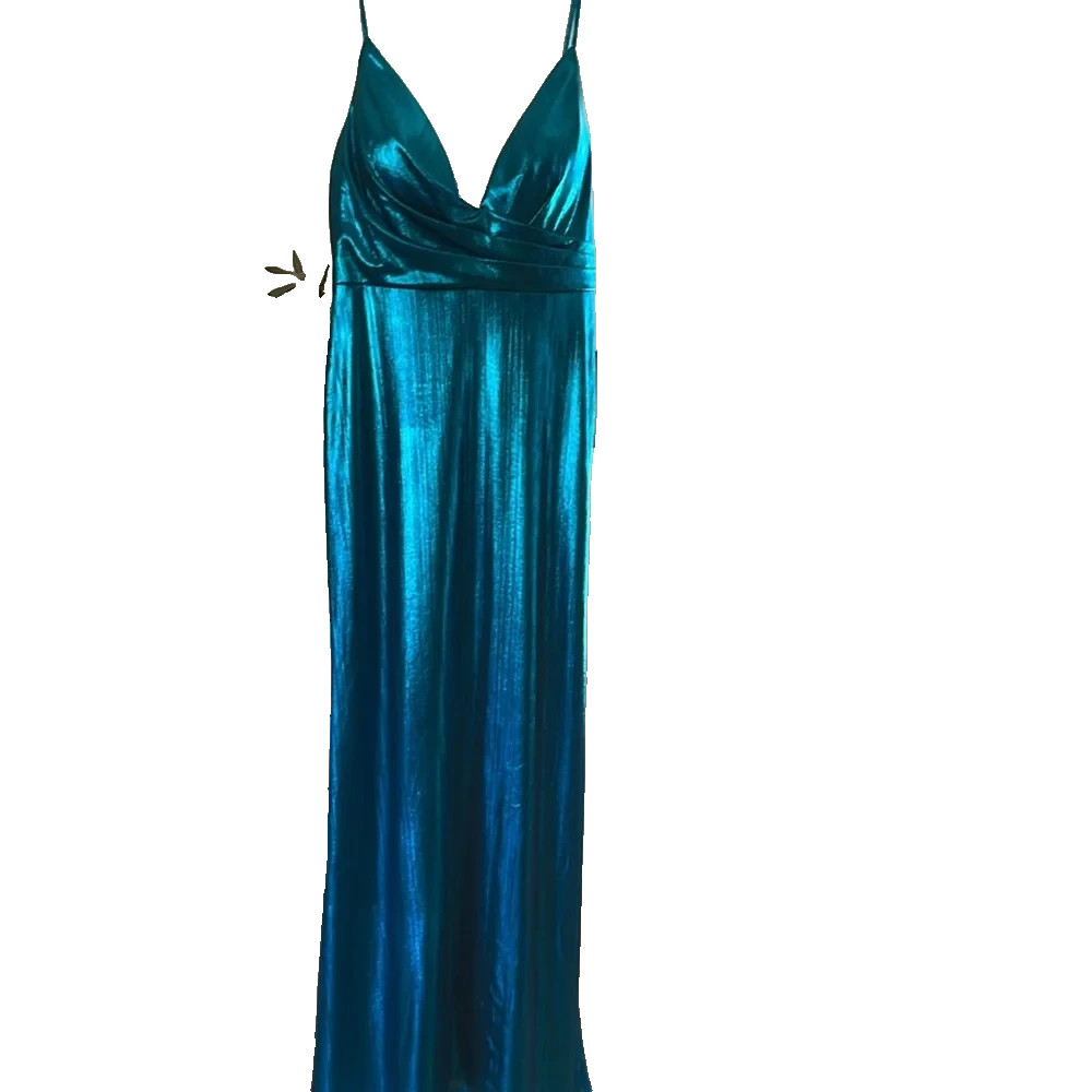 Ieena for Mac Duggal Blue evening gown, size 8, New With Tags