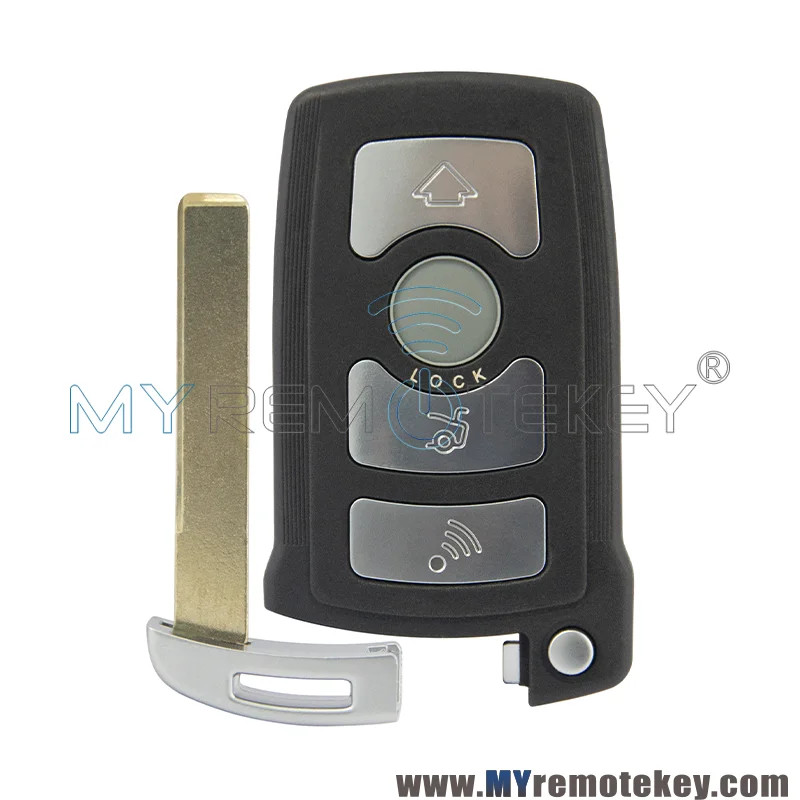 Smart key 4 button 315Mhz 434Mhz 868Mhz 315LPMhz ID46 chip for BMW 7 series