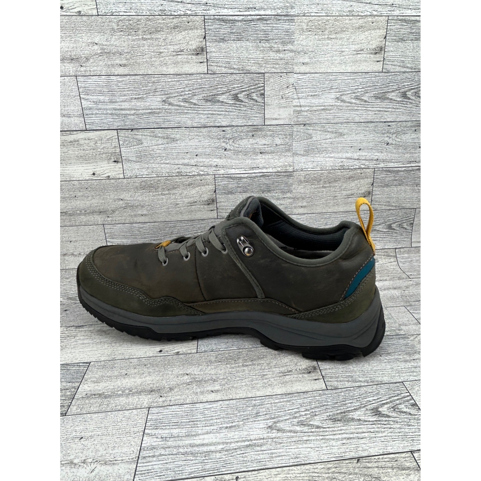 Teva Riva RP Men Waterproof Hiking Shoes Dark Olive Vibram 1123771 Size 10.5