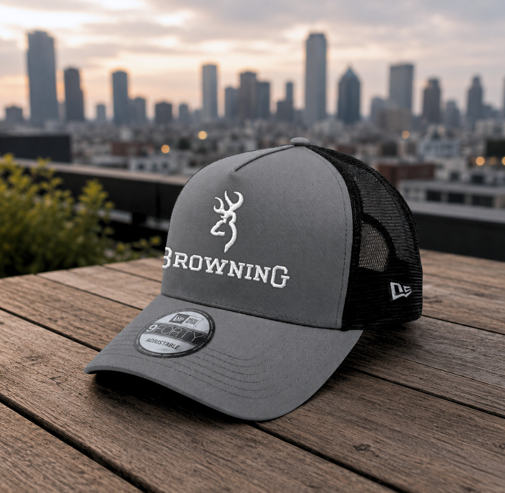 Browning Hickory Mesh Back Hat Grey