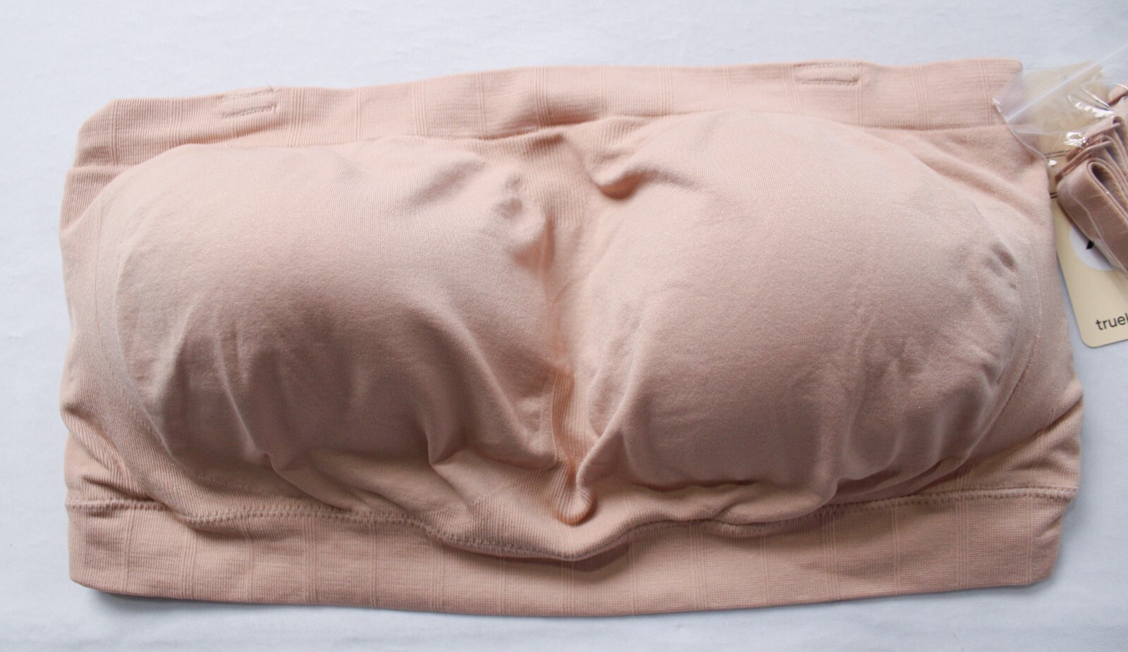 Truekind Women’s Convertible Strapless Bandeau Bra – Assorted Sizes and Colors