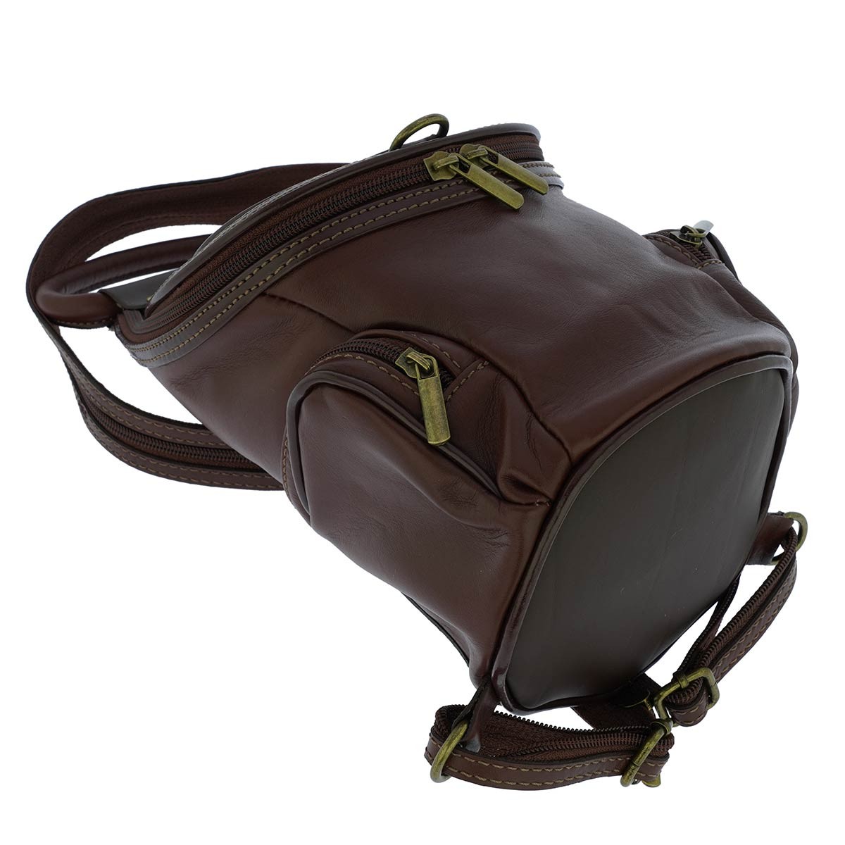 Fioretta Italian Genuine Leather Top Handle Backpack Handbag Shoulder Bag For Wo