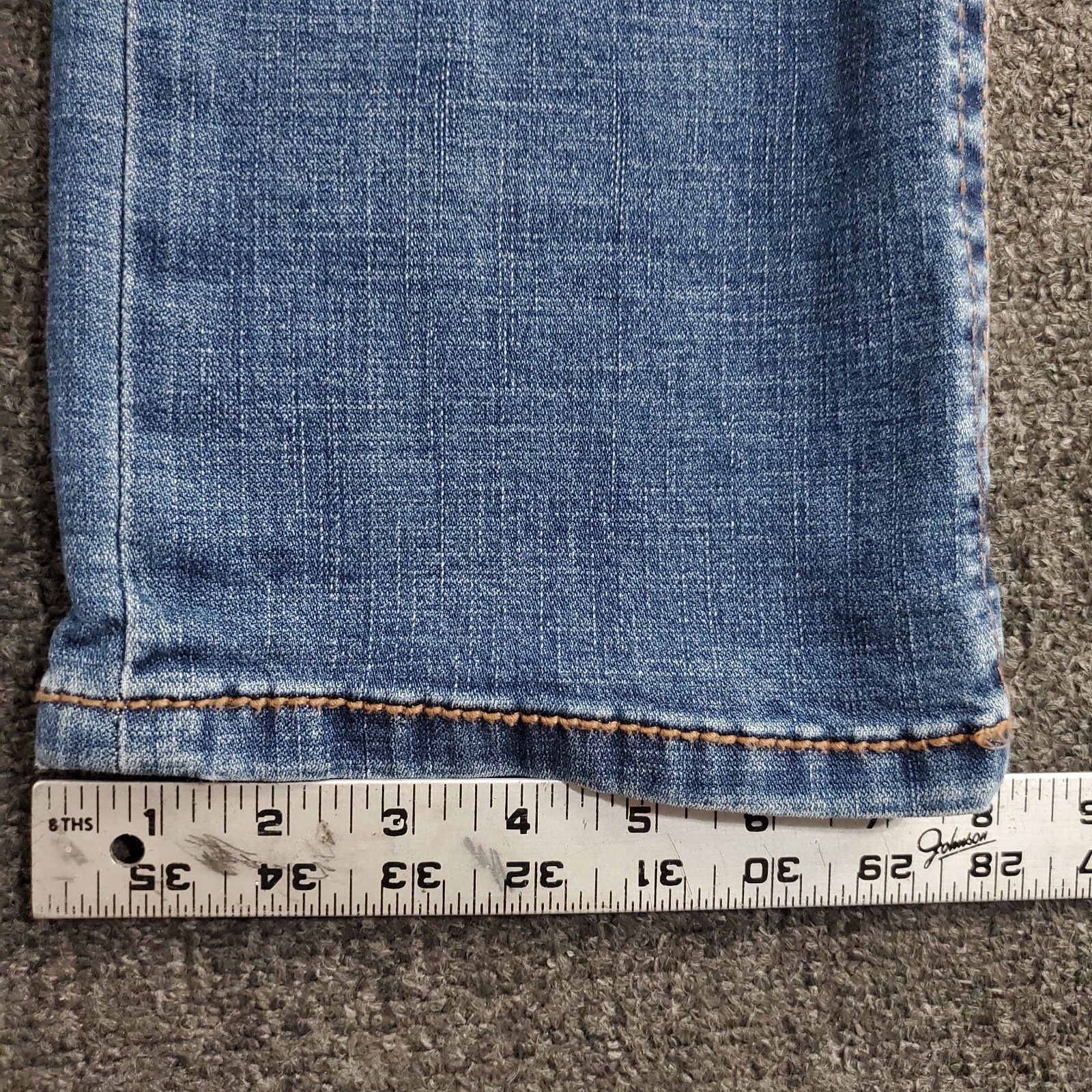 Wrangler Willow Jeans Womens 1×34 Blue Ultimate Riding Medium Bootcut Fit 26×32