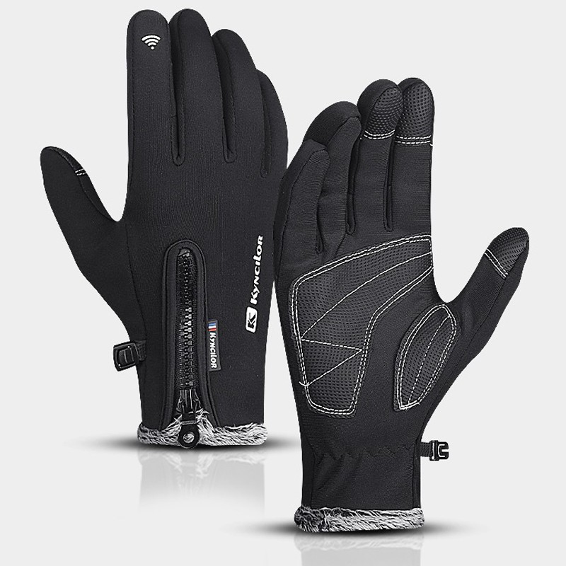 Winter Thermal Gloves Touchscreen Waterproof Windproof Ski Non-Slip Grips Gloves