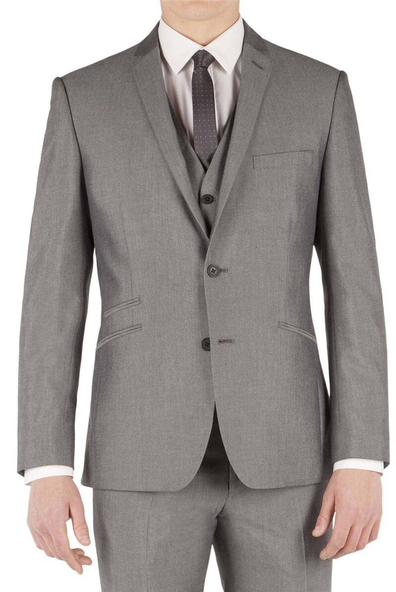 Limehaus Stevenson Tonic Slim Fit Suit Jacket, Grey Size 44R BNWT