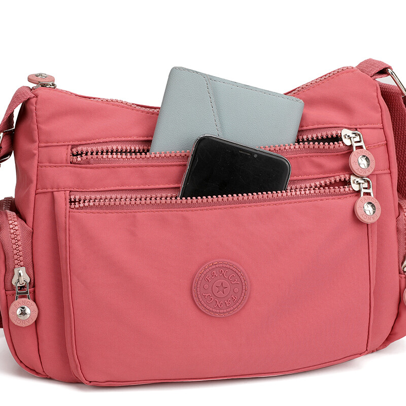 Lightweight Waterproof Bag Women’s One Shoulder Oxford Cloth Bag Crossbody Bag