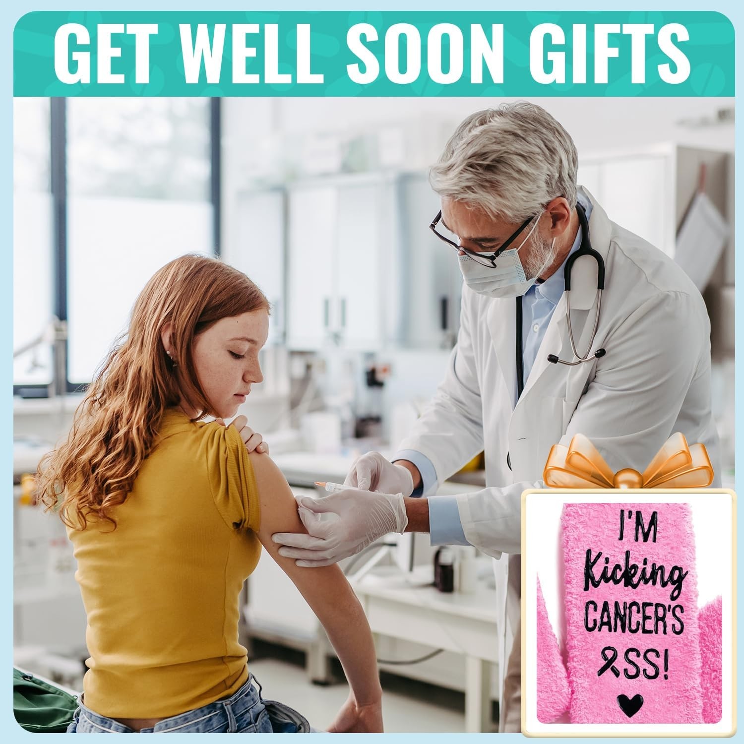HAPPYPOP Inspirational Gifts for Women – Cancer Chemo Socks for Patient after Su