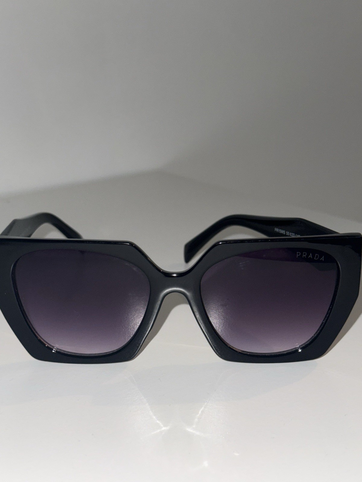 PRADA Sunglasses PRADA PR15WS Black size 55 women’s, Great Condition, Used