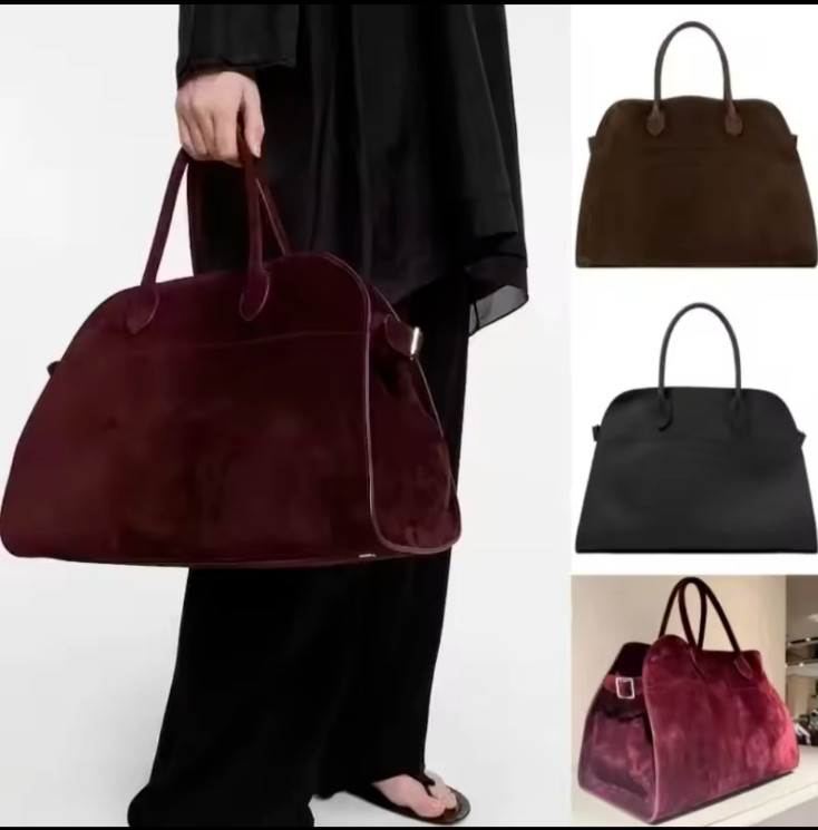 The Row Margaux Style NWT Shoulder leather commuter bag cow leather suede