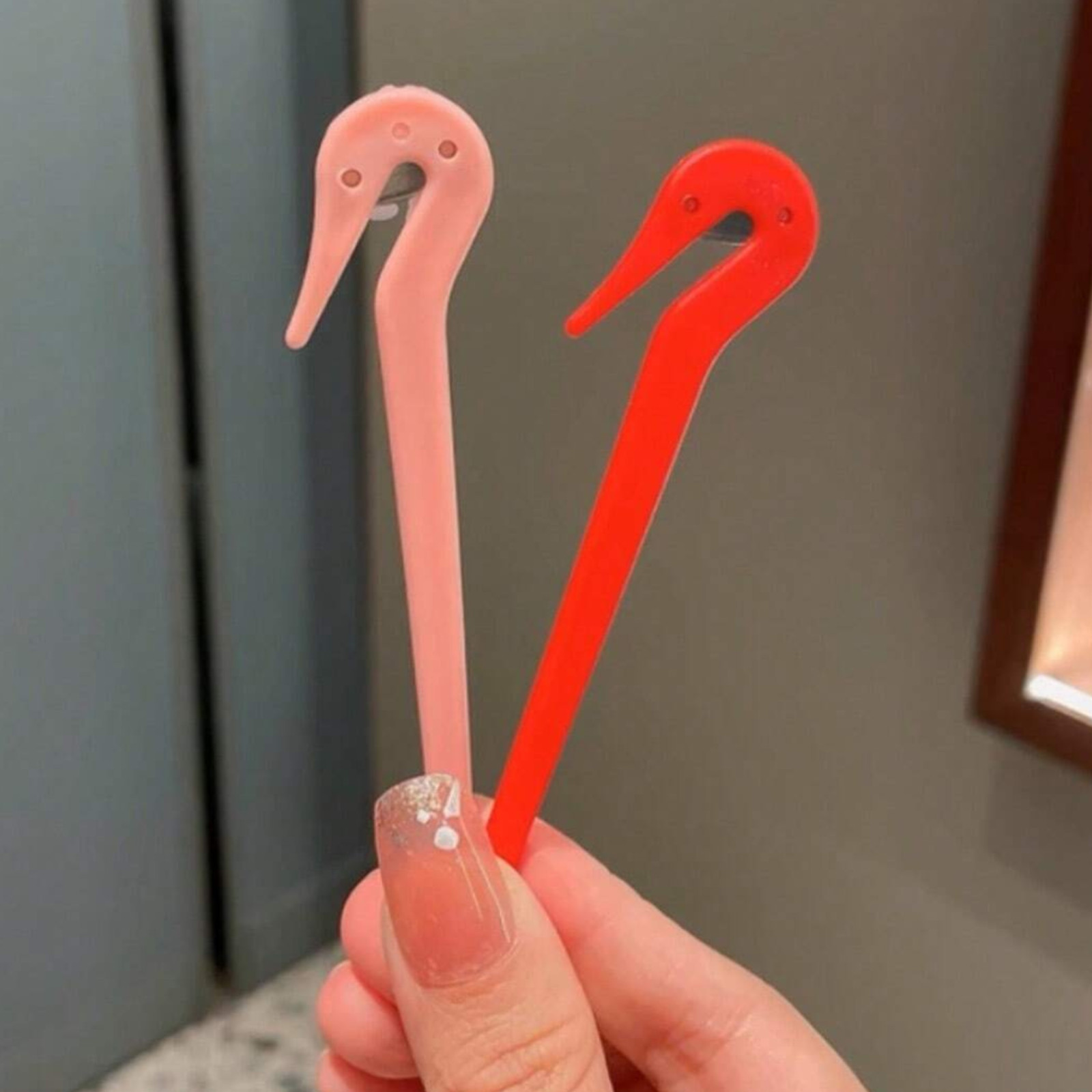 2x Elastic Hair Band Cutter Disposable Rubber Band Remover Hair Tie Cutting Tool