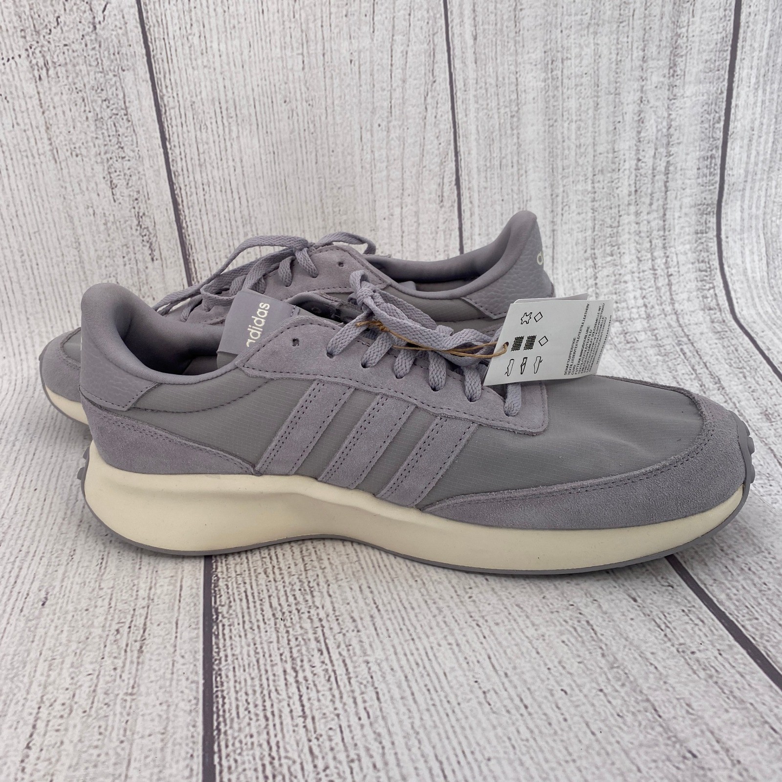 Adidas Run 70s Sneakers Mens 11.5 Grey Halo Retro Athletic Shoes Casual Comfort