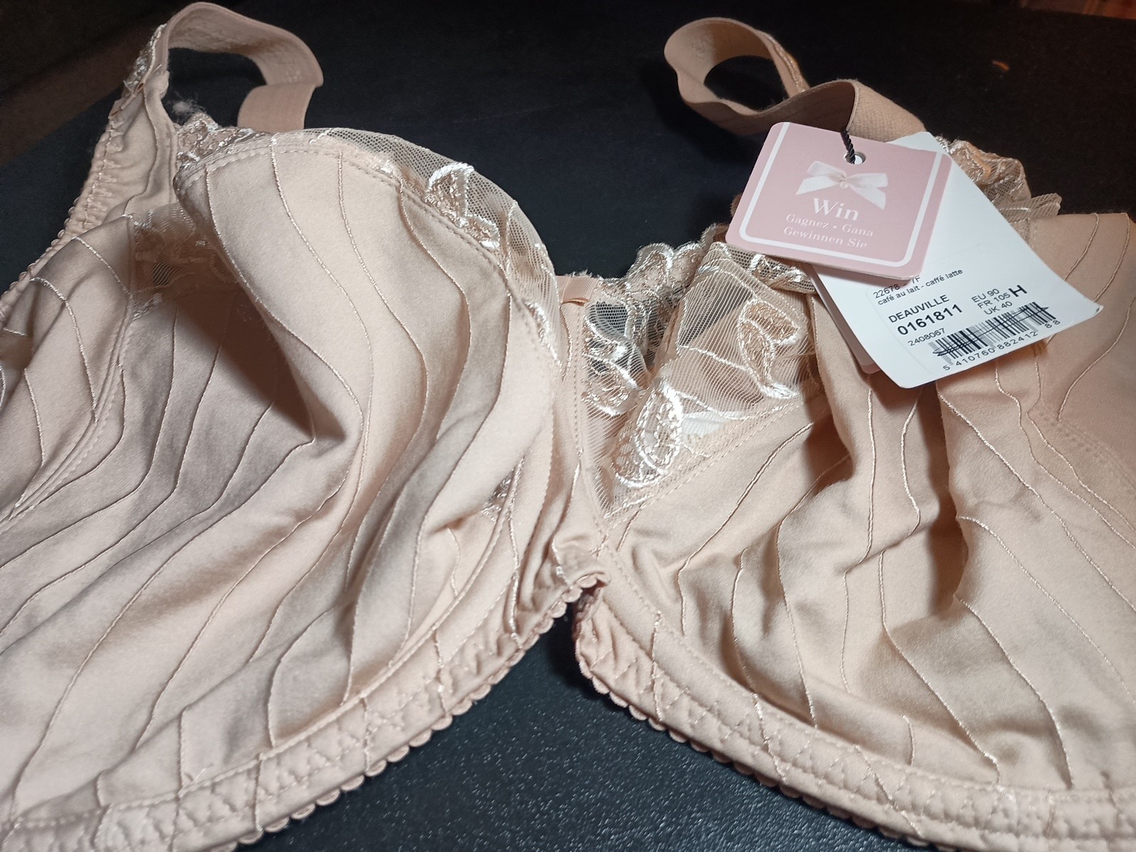 Prima Donna Deauville Underwire Bra – Size 40 H (UK Sizing) Cafe NWT