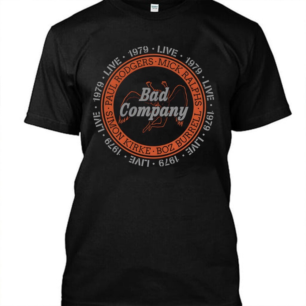 Retro Bad Company Band Concert Men S-235XL 9D323