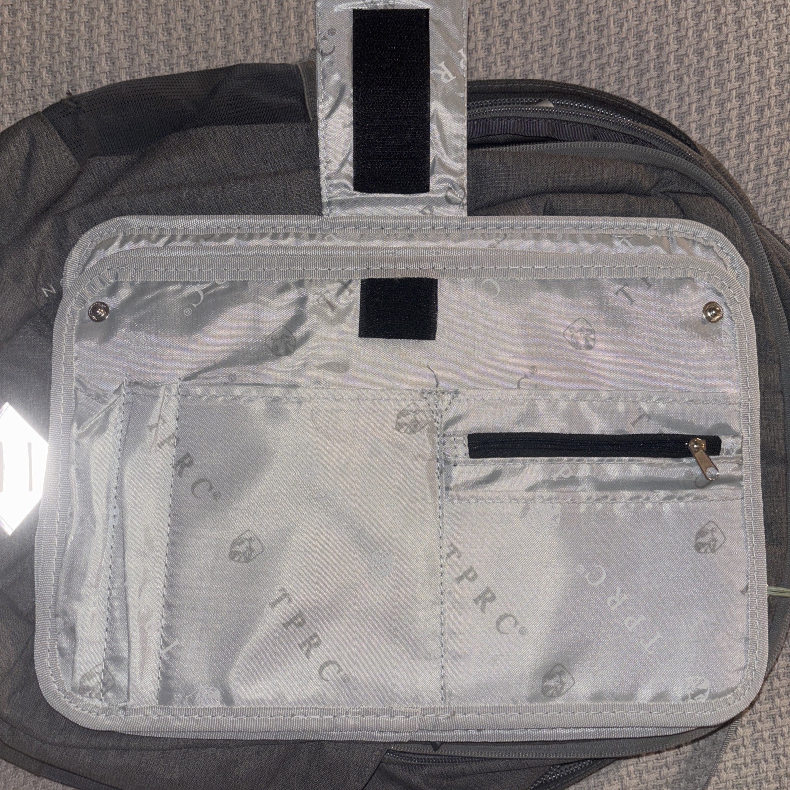 The North Face Recon Backpack grey/Teal School Travel Hiking Laptop GREAT SHAPE!