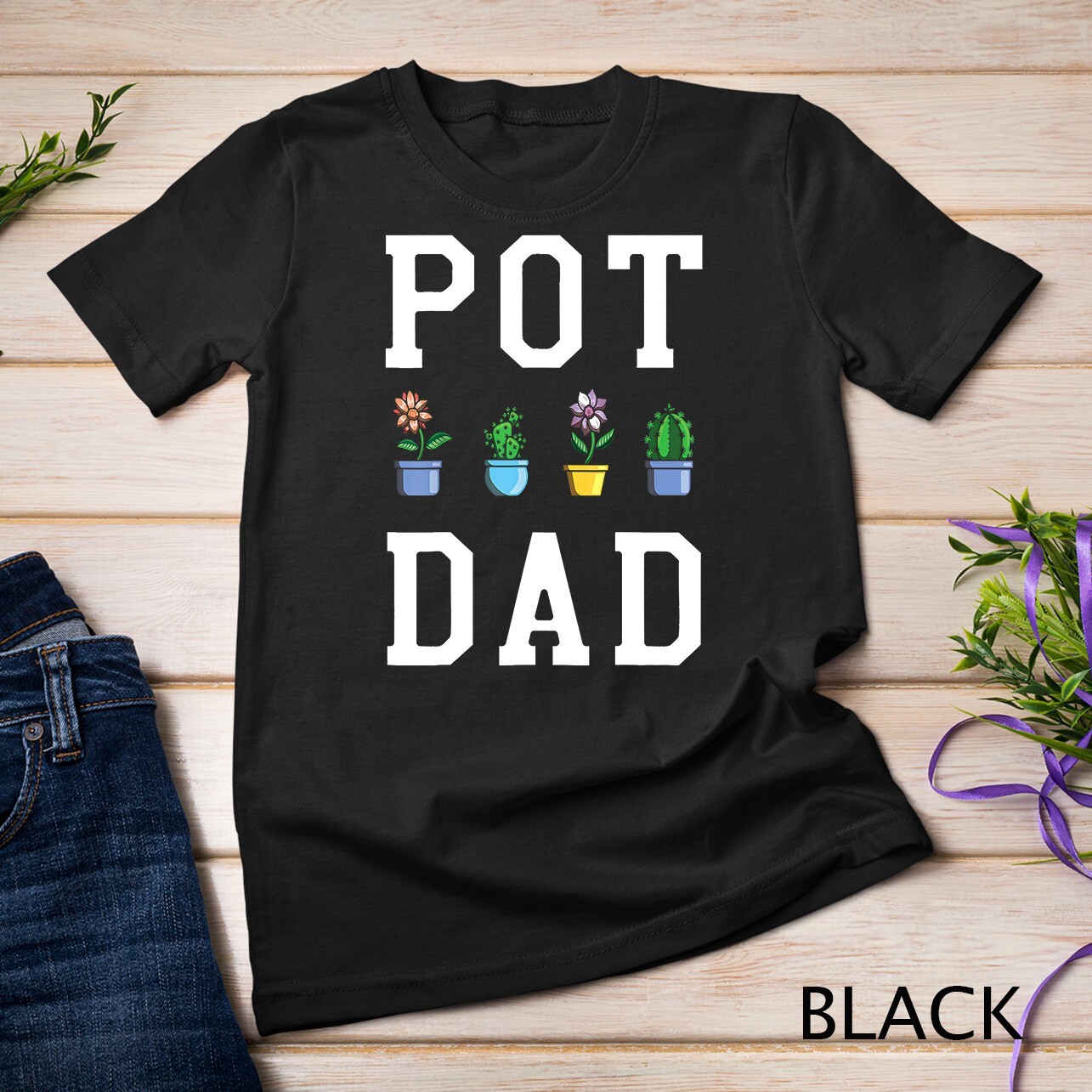 Mens Garden Lover Plant Collector Gardening Life Green Vibe Unisex T-shirt