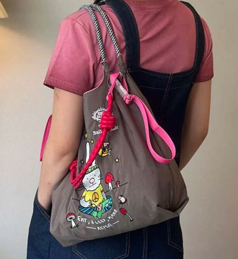 Embroidery Handmade Shoulder Bag Fashion Printing large size Bags Waterproof
