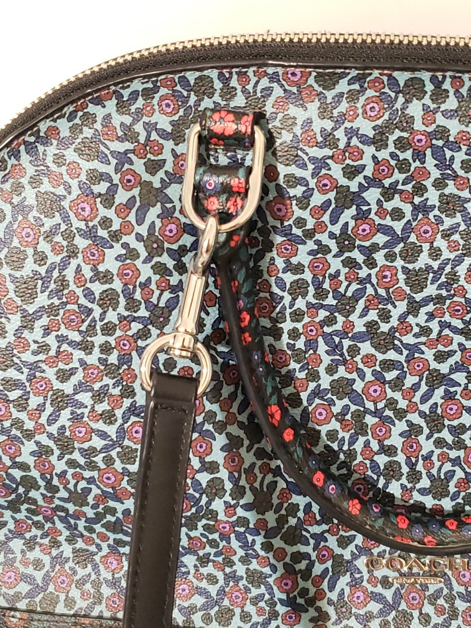 Coach Sierra Prairie Wildflower Satchel Crossbody Bag F59447