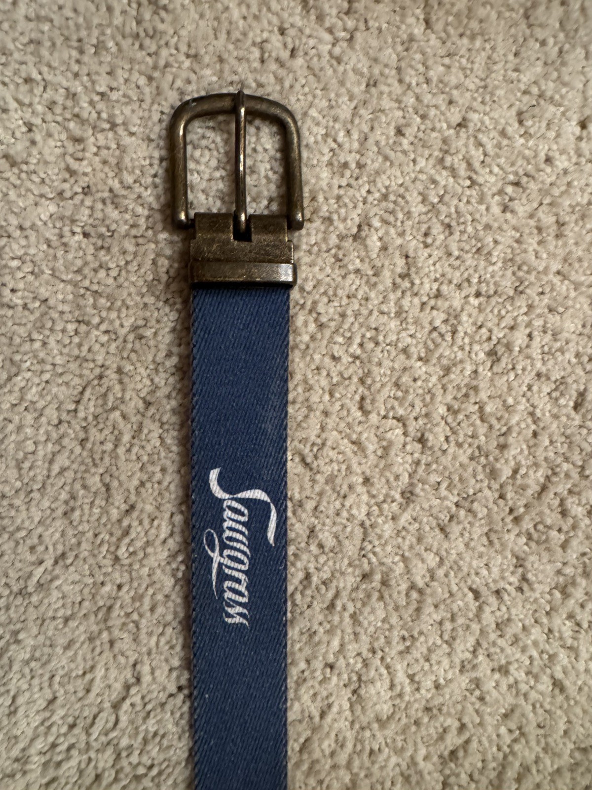 Doc Murphy Golf Belt TPC Sawgrass Belt Golf The Players Size 34 Blue and Brown