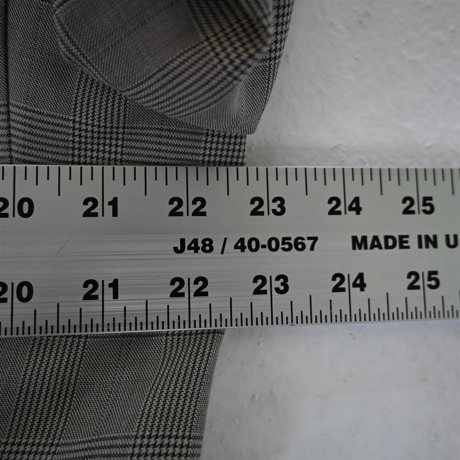 Lineage 42R Brown Glenn Check Double Breasted Mens Blazer Suit Jacket Sport Coat