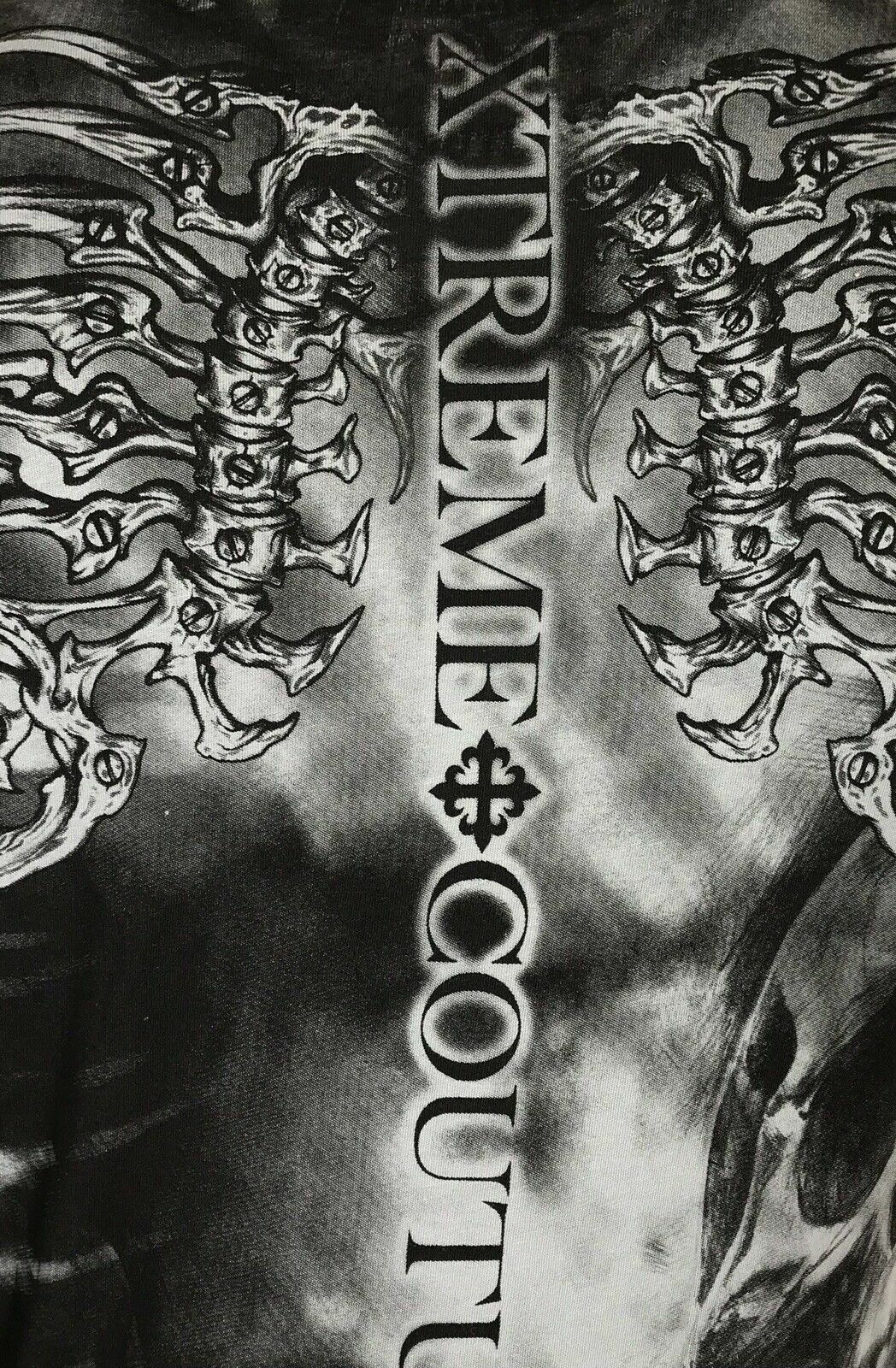 Xtreme Couture Affliction Men’s T-Shirt IRONE BONE Black Tattoo Biker S-5XL