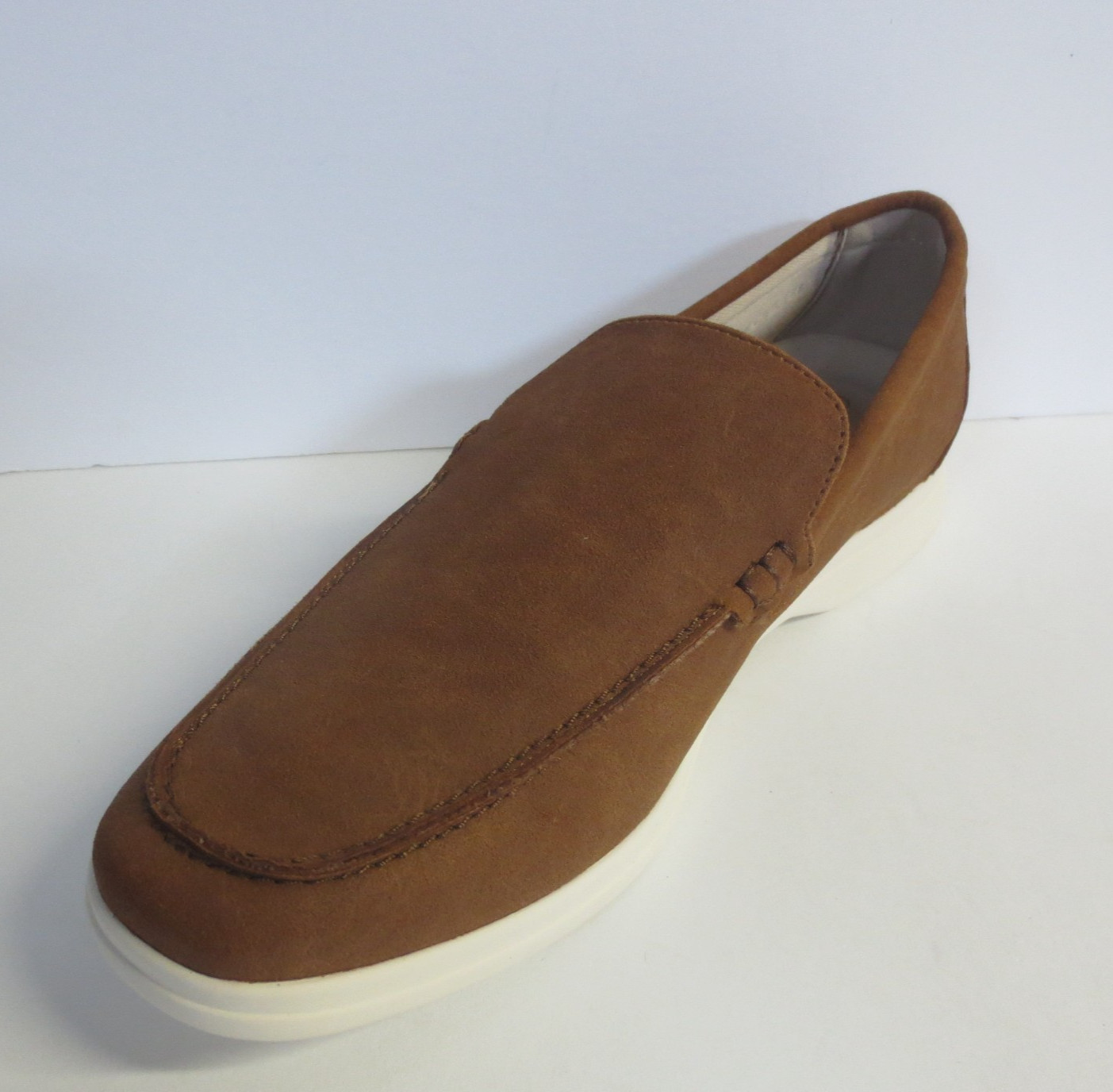 Bruno Marc Men’s Moccasin Shoes – Brown – US 8