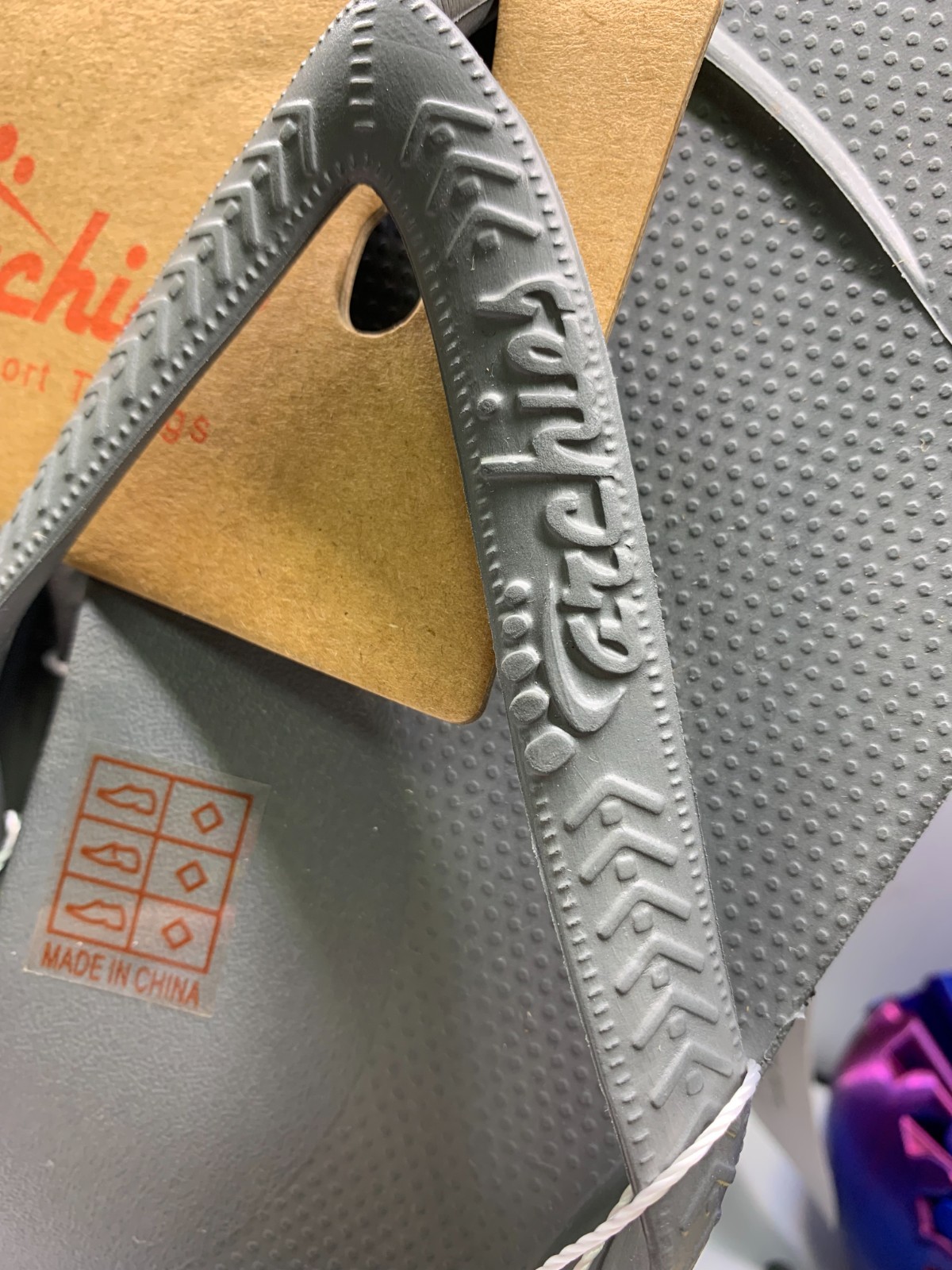 Archies Arch Support Thong Flip Flops NWT Unisex-Grey- Assorted Sizes