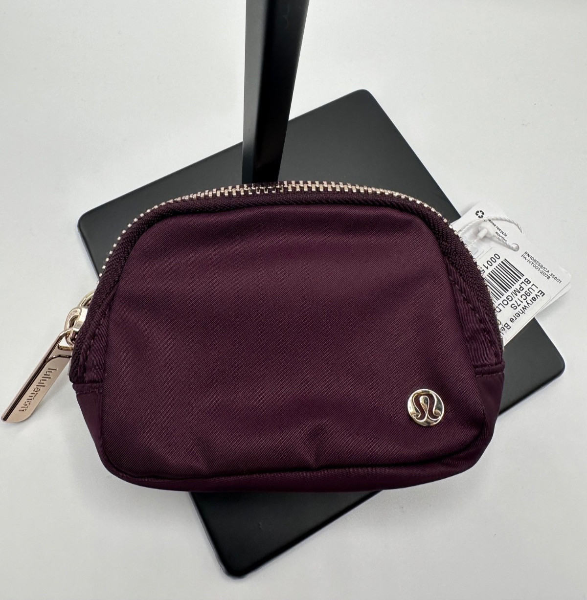 LULULEMON Everywhere Belt Bag Nano (Black Plum/Gold) ***SOLD OUT – 0066
