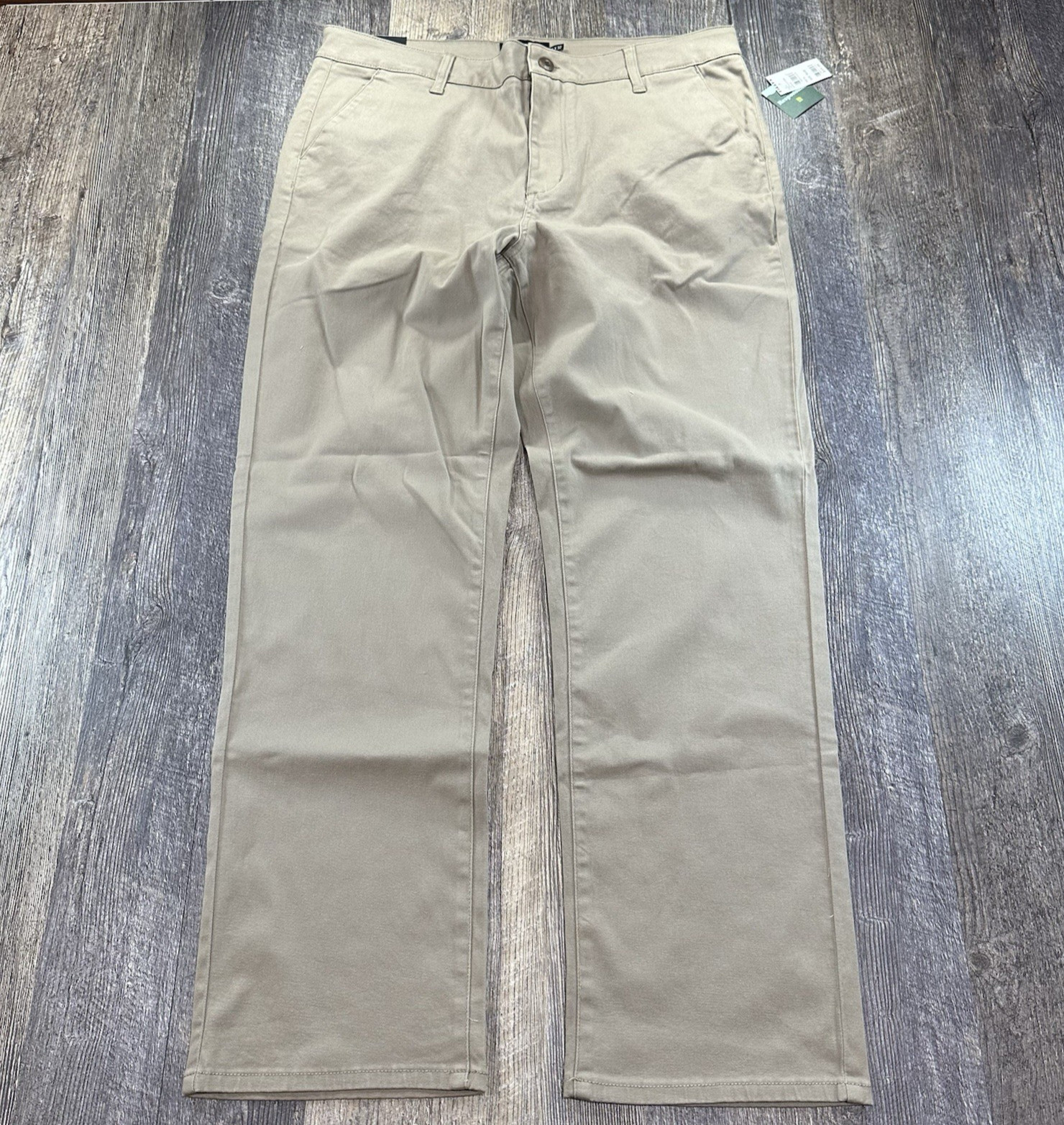 NWT RSQ Men’s Slim Straight Khaki Twill Stretch Chino Pants Skater Size 36×32