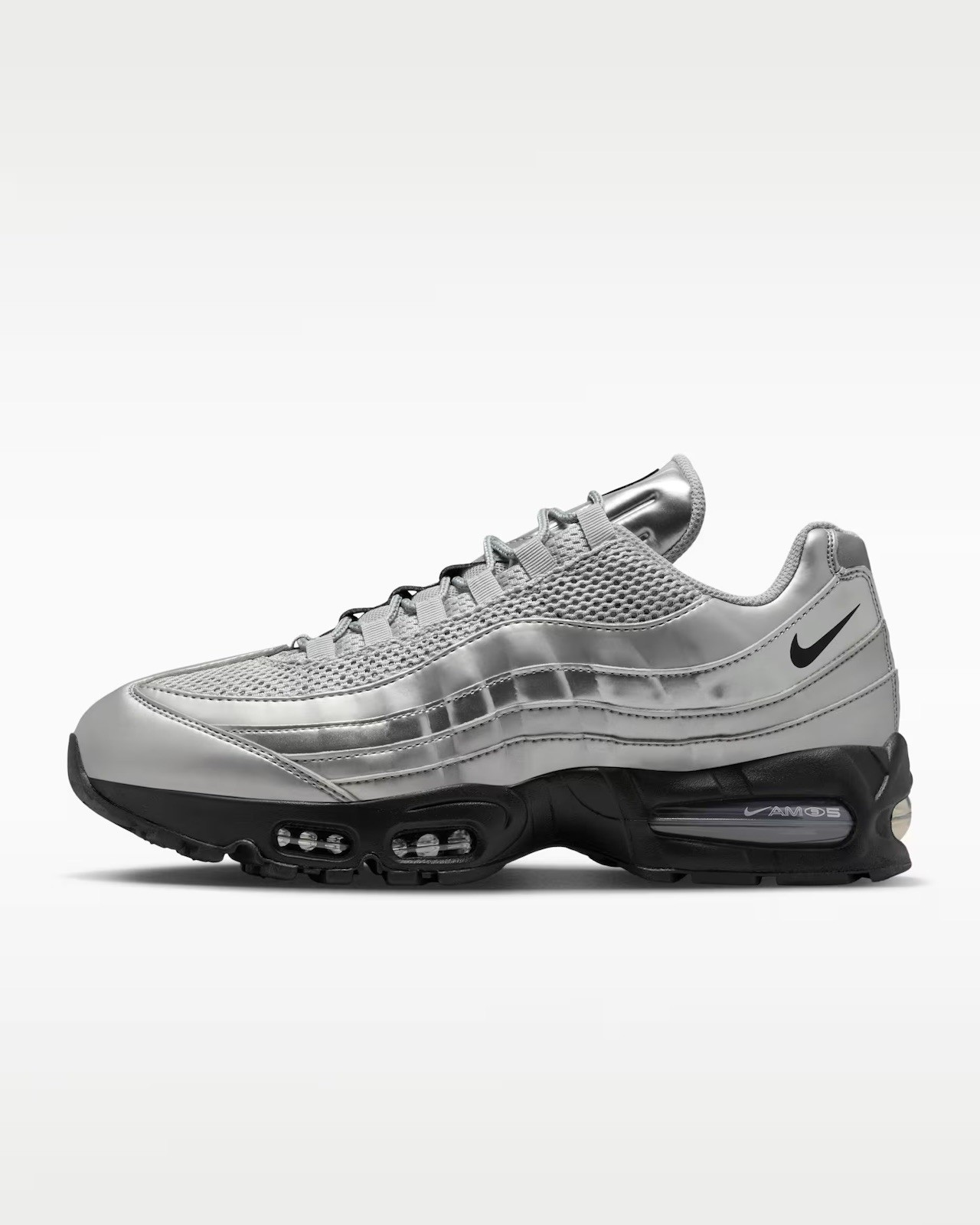 Nike Air Max 95 SE Big Bubble Total 90 Silver Sneakers IB6830-002 Men’s Size 9.5