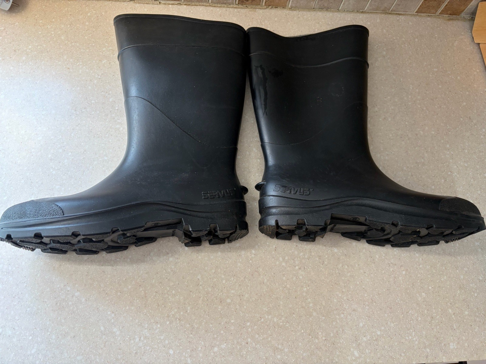 Rubber Fishing Hunting Waterproof PVC Work Mud MENS BOOTS Plain Soft Size 13