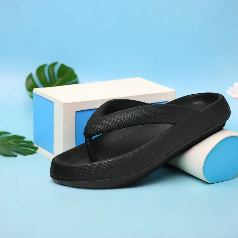 Ladies Lightweight Solid Color Sandals – Casual Indoor outdoor Couples Flip Flop