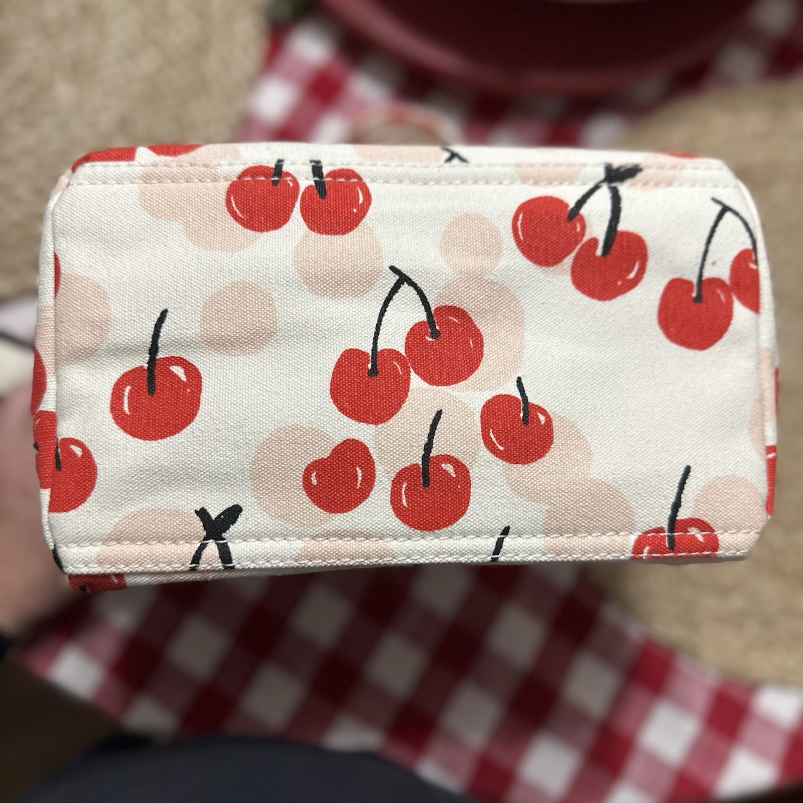 Maika Cherries Mini Tote Bag