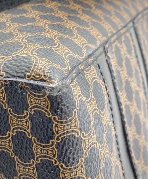 CELINE Macadam pattern one-shoulder bag brown MC96