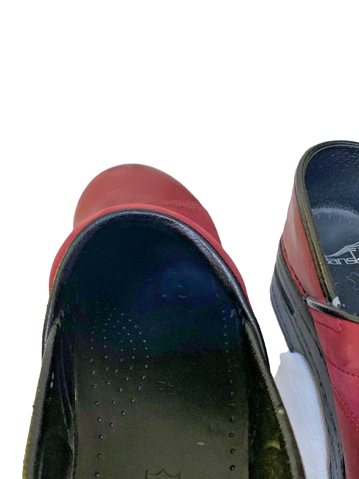 Dansko clogs, EU 42 (US 11.5-12), burgundy, leather and suede