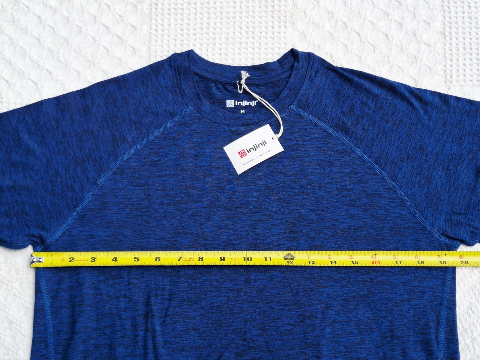 Injinji Performance Mens T-Shirt Short Sleeve Running Gym Workout Medium