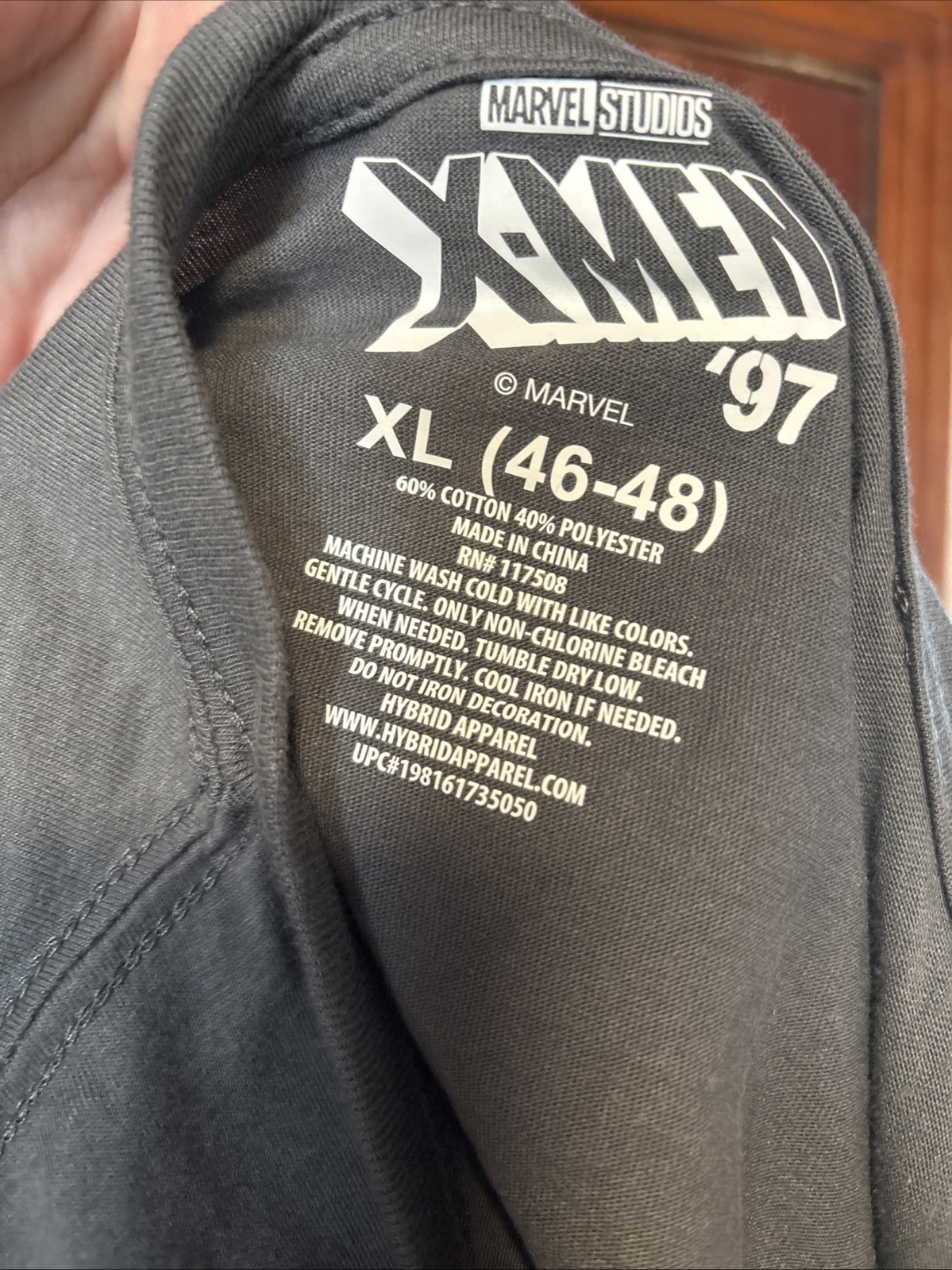 NWT X-MEN Marvel Studios BISHOP Gray Graphic Shirt Size XL Mens