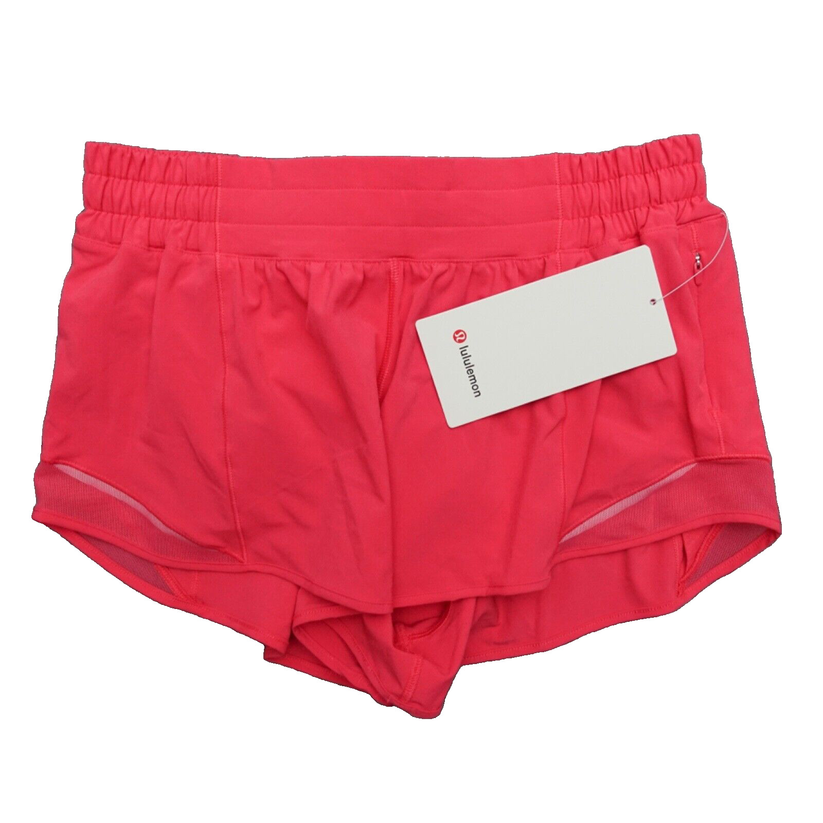 New Lululemon Size 8 Hotty Hot Low Rise LR Lined Short 2.5″ GLZP Glaze Pink