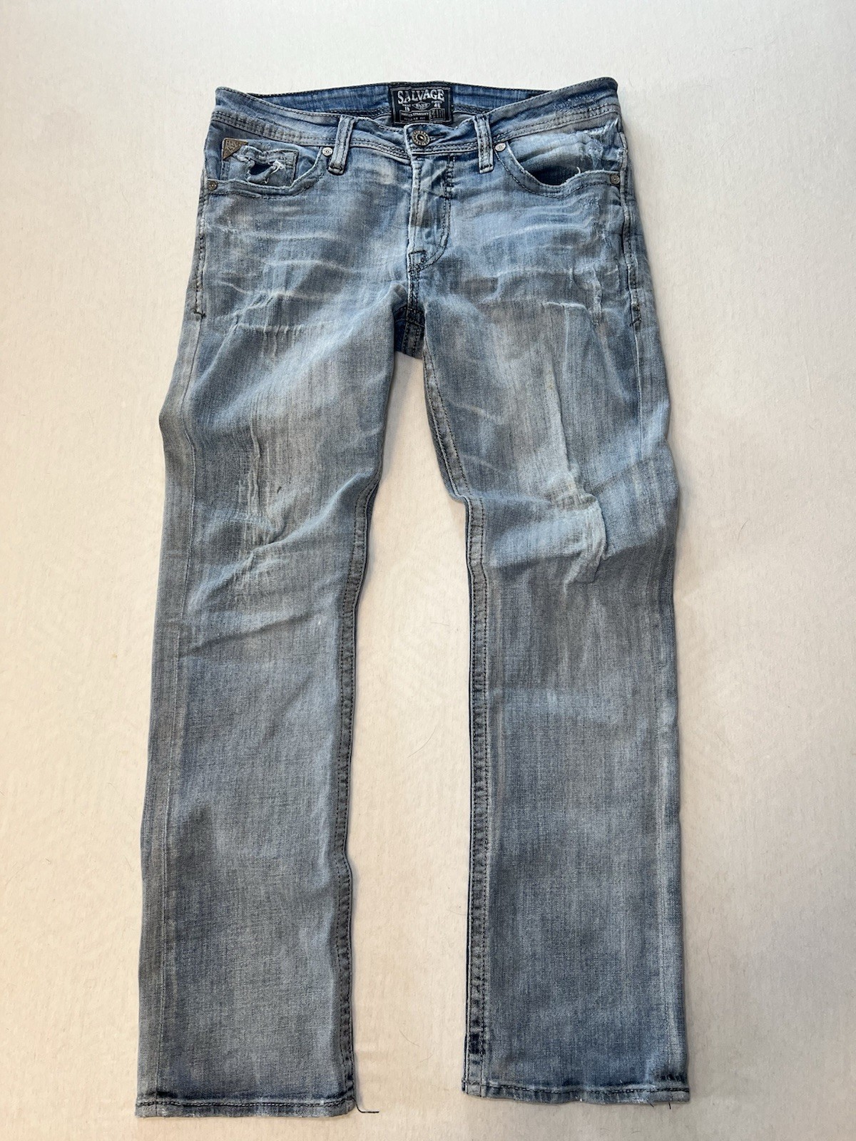 Salvage Supply Co Buckle Mayhem Straight Fit 34R Jeans Men’s 34×32 SLVG 23-460