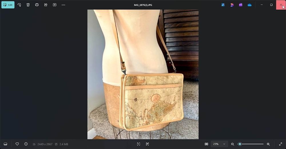 Allan Edward Geo Map Print Crossbody Purse Shoulder Bag Vintage 1990s