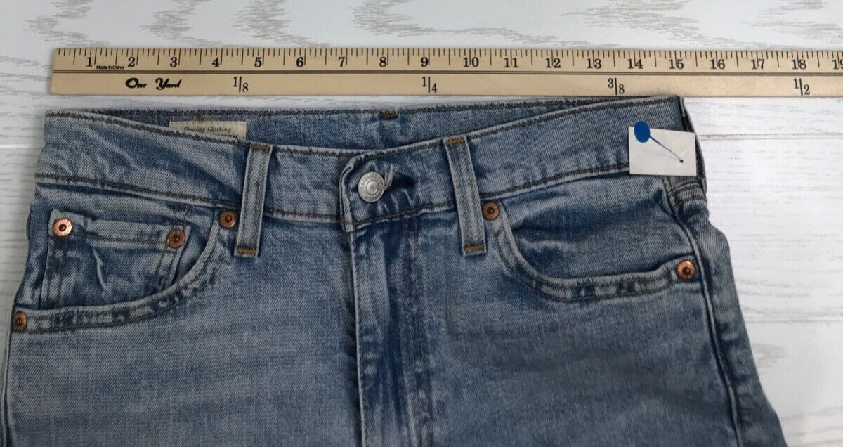 Levi’s 510 Jeans Mens 30×30 Slim Stone Washed Blue Straight Cotton Blend NWOT