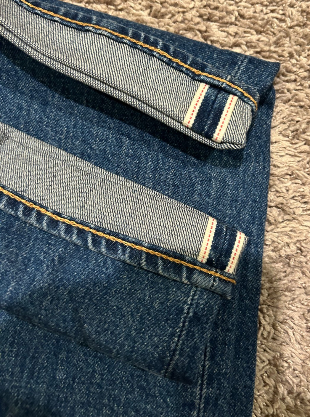 Levi’s Premium 502 Regular Taper Fit Selvedge Jeans WStretch Sizes NWT 1654