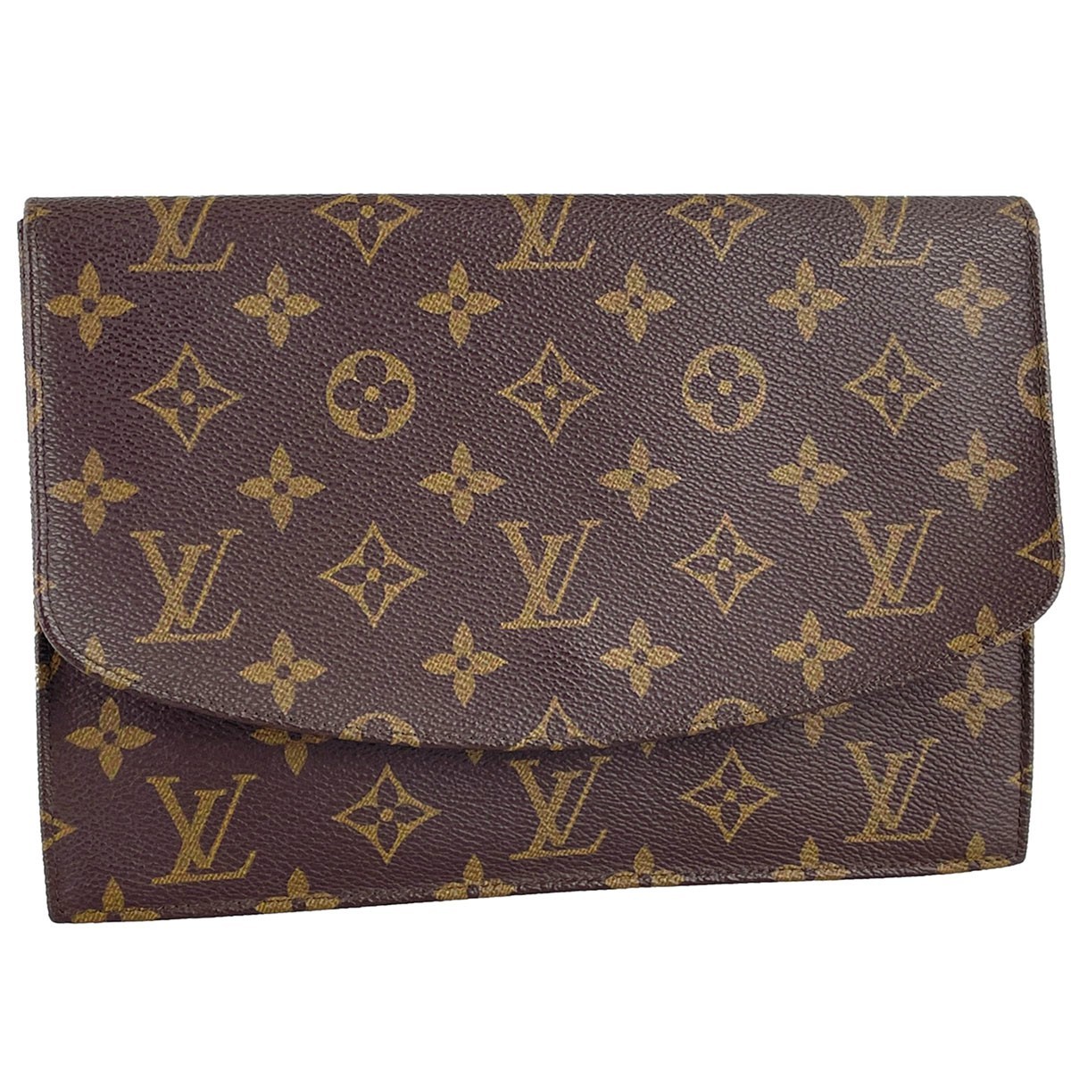 Louis Vuitton Monogram Pochette Rabat 23 Leather Brown Clutch bag 4724