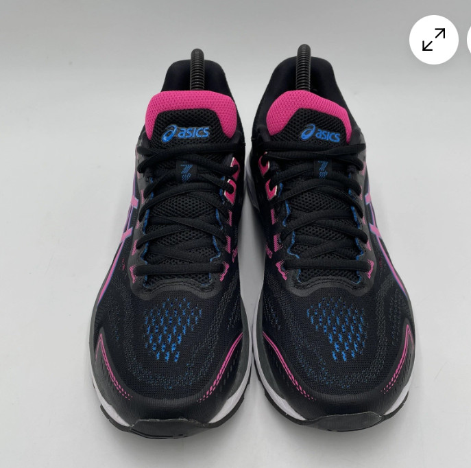Asics GT 2000 7 Womens Size 9.5 Running Shoes Sneakers 1012A554 Black Pink