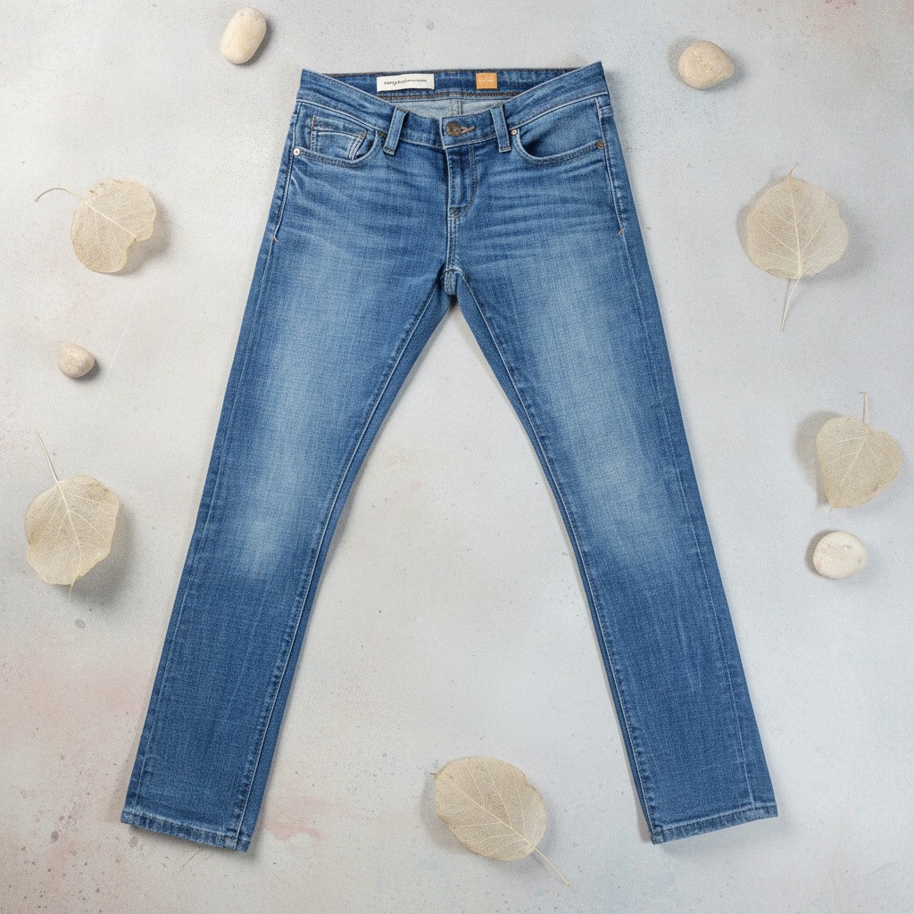 Anthropologie Pilcro Hyphen Straight Leg Blue Jeans Size 25P