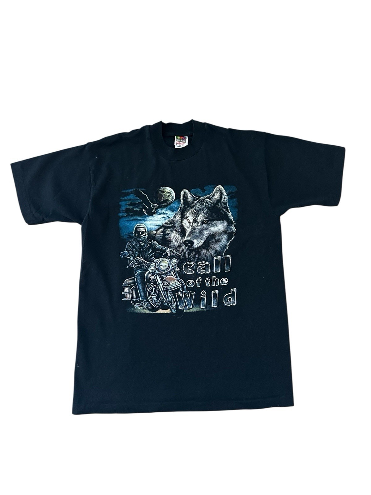 Vintage Call Of The Wild Motorcycle T Shirt Men’s Medium 90’s Biker Harley USA